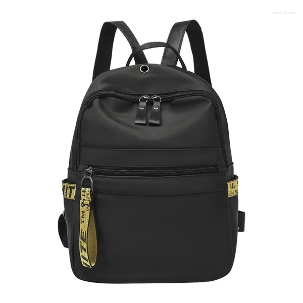 Borse da scuola Zaino da donna alla moda Borsa Oxford casual con anguria nera