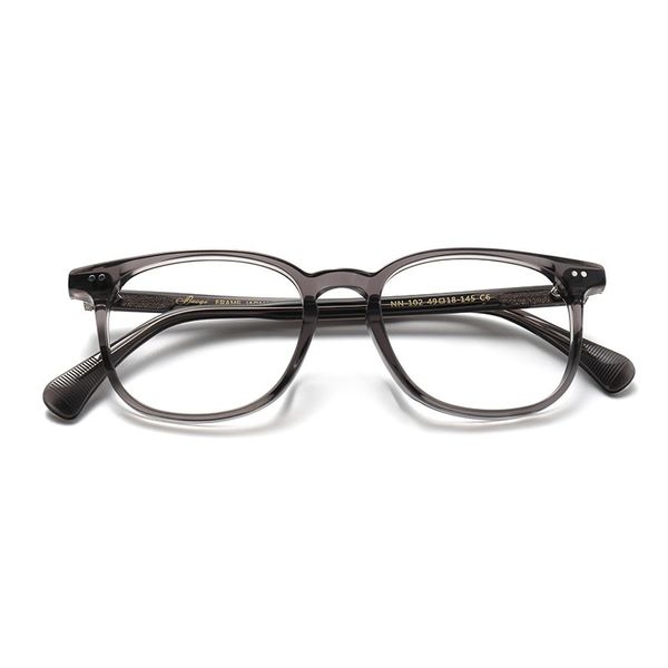 Optische Brillen für Männer und Frauen, Retro-Designer, NN-102, modisches Blech-Brillengestell, detaillierte Elastizität, ovaler Stil, Anti-Blaulicht-Linsenplatte mit Box
