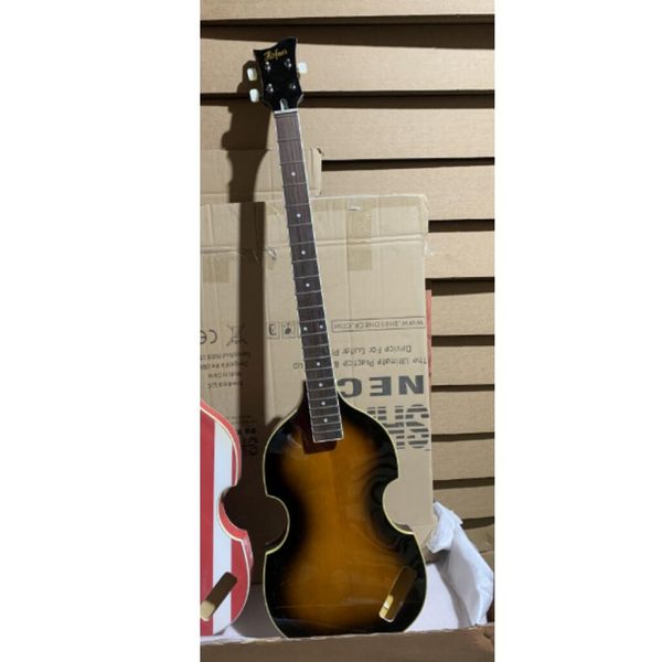 Vintage Hofner Çağdaş Serisi Bas Gitar Vücut HCT 5001 Model Basse En Kalite 5001T Bajo Vücut için sadece herhangi bir parça olmadan