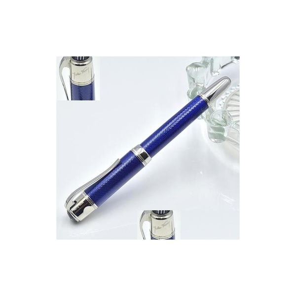 Penne a sfera 3 colori di alta qualità Great Writer Jes Verne Roller - Ballpoint Pen / Fountain Office Stationery Promotion Calligraphy DH7KB