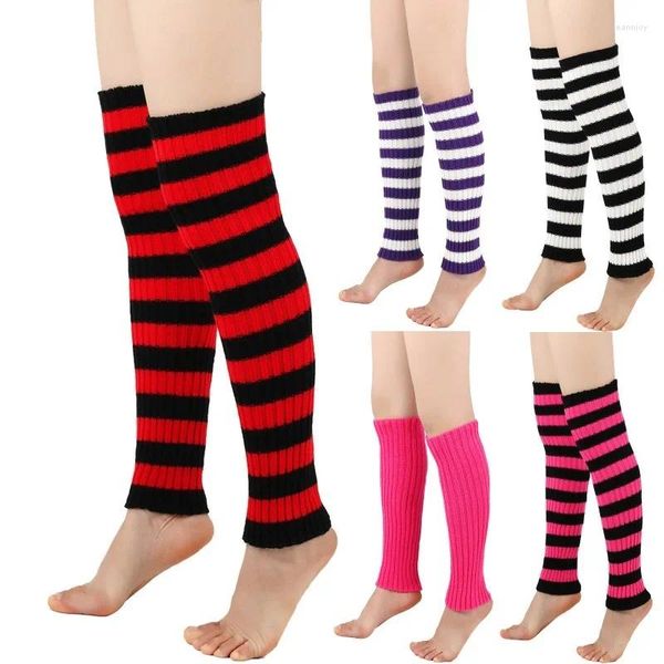 Kadın Çorap Lolita JK Uzun Sonbahar Kış Yünlü Örme Ayak Kapağı Kol Isıtma Tığ işi Yığın Önyükleme Kelepçeleri Çoraplar