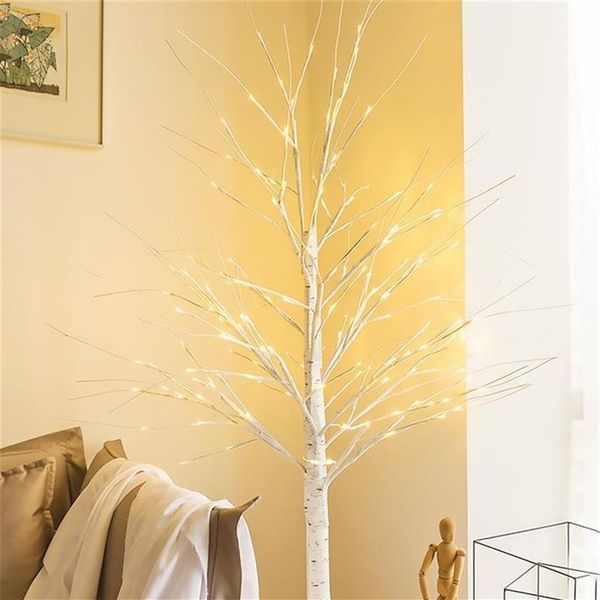 Exquisite Weihnachtsbaum LED Birke Baum Licht kreative leuchtende Lampen Neujahr Lichter Weihnachten dekorative Lampe Home Decor LJ20112284Y