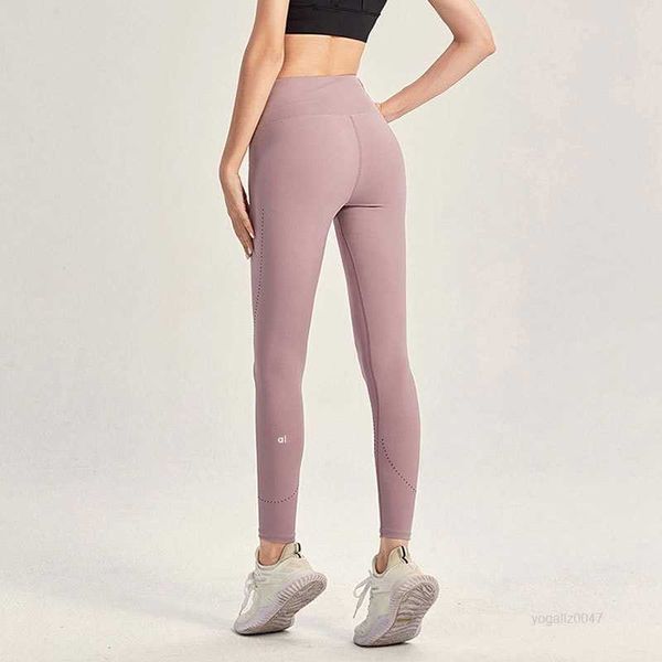 al Frauen Yoga Leggings Hosen Fitness Push Up Neunte peinliche legging Gym Nahtlose Pfirsich Butt Enge 6214 TFEO 3D9O