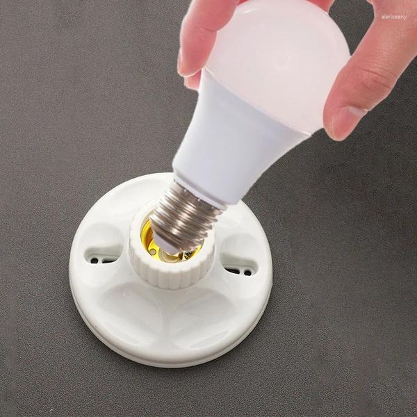 Lampenfassungen 1PCS E27 LED-Basishalter-Birnen-Halterung-Lampen-Adapter-Birnen-Schrauben-Sockel-Auslass-Sockel-Kappe