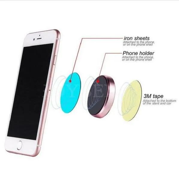 Mini portador de telefone celular Mini Magnetic Telefone Painel de painel do solo de celular suporte para iPhone x 8 Samsungs8 S6 LG MONGLET MONTH STORTE LL