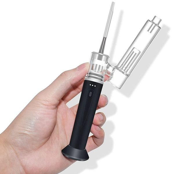 CPENAIL Dab Pen Vaporizzatore Quarzo bruciato a secco Kit concentrato di cera che brucia Collettore di nettare di vetro per fumatori Tubi elettronici per bruciatore di olio per unghie in titanio