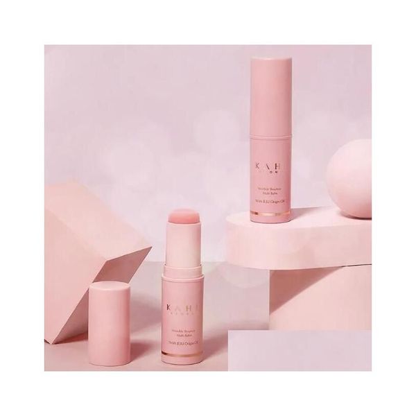 Bálsamo labial marca coreano Kahi Mti creme cosmético hidratante para a pele com cor pinck 9G / 0,3 onças entrega direta saúde beleza maquiagem lábios otsgw