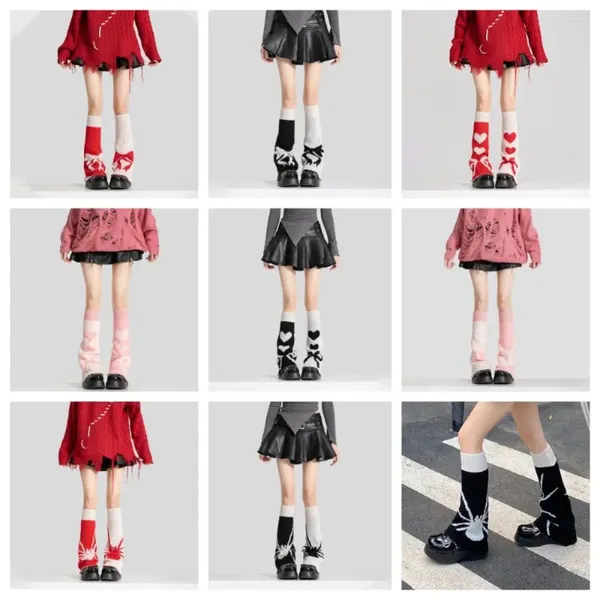 Meias femininas Harajuku Jk Fashion Lolita Impressão Y2k Nylon Capa para pés de malha para meninas