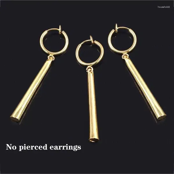 Dangle Küpe 2024 Trend Anime One Piece Sauron Hoops Sahte Piercing Kolye Balık Kancası Zoro Takı Cosplay Hediyeleri