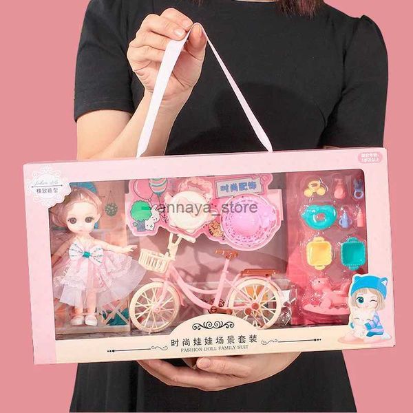 Bebekler Prenses Hediye Tam Set Diy oyuncakları BJD Bebek Prenses Set Ortak Çıkarılabilir Tam Set Çocuk Oyuncakları Doğum Günü Noel Kız Hediye2402