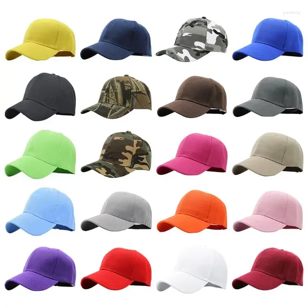 Top Caps 20 Styles Unisex Sade Boş Düz Renk Beyzbol Kapağı Güneş Vizörü Açık Hava Spor Güneş Koruyucu Ayarlanabilir Snapb