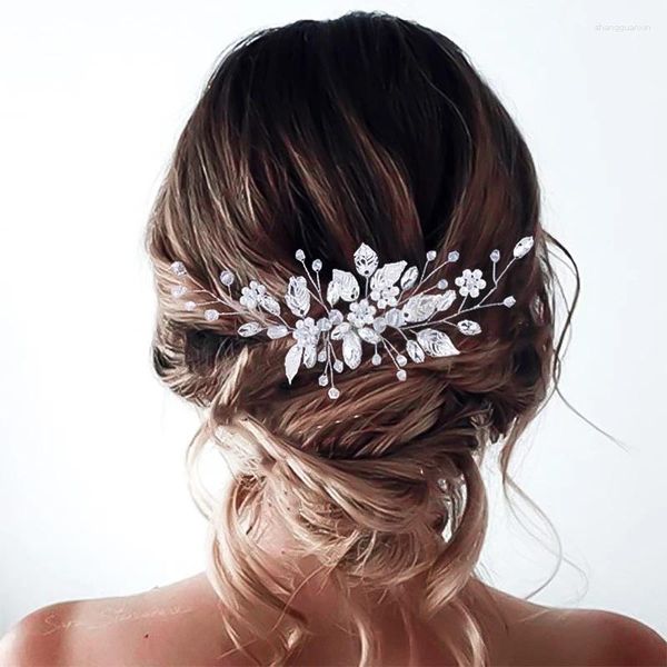 Haarspangen, 4 Stile, Perlen, Blumen-Haarnadel, elegant, luxuriös, für Damen, Abschlussball, Braut, Hochzeit, Geburtstag, Festivals, Party, Cosplay, Schmuck, Kopfbedeckung, Geschenke