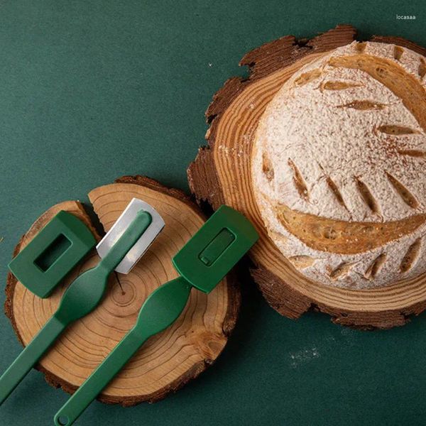 Coltelli Taglierina per il pane Coltello da taglio per baguette Cottura speciale Modello di intaglio Strumento per intaglio Arco Cucina domestica