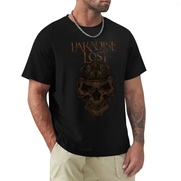 Polos masculinos Paradise Lost Band Camiseta Oversized Blanks Sweat Graphics Roupas masculinas