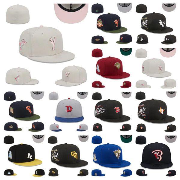 Hot Newest Designer Cappelli aderenti Baseball Snapbacks Cappello piatto Tutte le squadre Logo Berretti da basket ricamati regolabili Berretti sportivi all'aria aperta Berretto in rete con etichetta originale