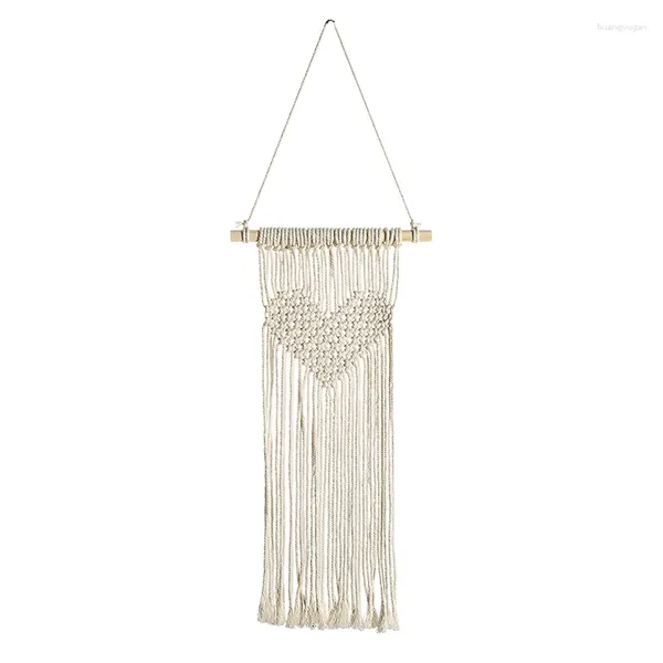 Tapeçarias macrame parede pendurado boho tapeçaria tecido decoração de casa frontão-lindo apartamento quarto dormitório decoração