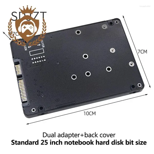 Computerkabel SATA 60 Gbit/s zu M2 NGFF SSD MSATA Adapter M.2 Festplattenplatine