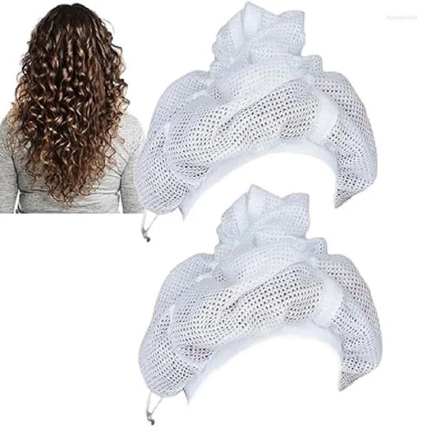 Asciugamano Asciugatura rapida Cappelli per capelli Regolabili Net Plopping Cofani per le donne Parrucchiere Berretto riccio asciutto Cappello pieghevole