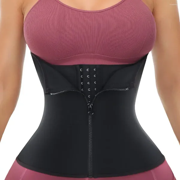 Shaper da donna Corsetto sottile regolabile Allenatore in vita per le donne Pancia inferiore Grasso Sudore Trimmer Allenamento Body Shaper Cincher Supporto sportivo