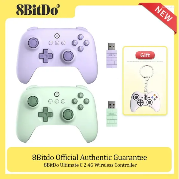 Controller di gioco Controller wireless 2.4G 8BitDo Ultimate C per PC Windows 10 11 Steam Deck Raspberry Pi Android (SENZA dock di ricarica)