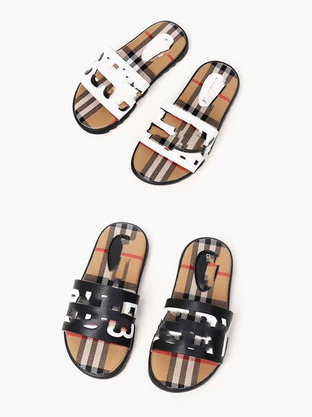 Kind Jungen Sandale Schuh Slipper Großhandel Designer Baby Mädchen weiße Hausschuhe Schuhe Leder Vamp Kleinkind Jungen Sandalen Schuh