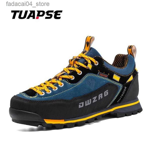 Roller Ayakkabı Tuapse Su geçirmez Dantel Yürüyüş Ayakkabıları Dağ Tırmanış Ayakkabı Açık Yürüyüş Botları Trekking Spor Spor Keyarları Erkekler Avcılık Q240201