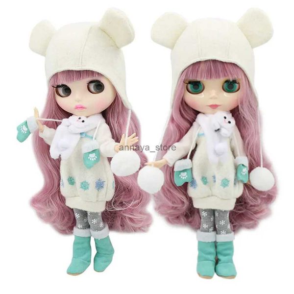 Bambole ICY DBS blyth bambola 1/6 giocattolo bjd corpo articolare mix rosa Capelli pelle bianca corpo articolare regalo 1/6 30 cm bambola nuda anime