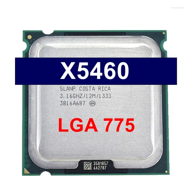 Placas-mãe usadas processador Xeon X5460 3.16GHz 12M 1333Mhz CPU funciona em placa-mãe LGA 775