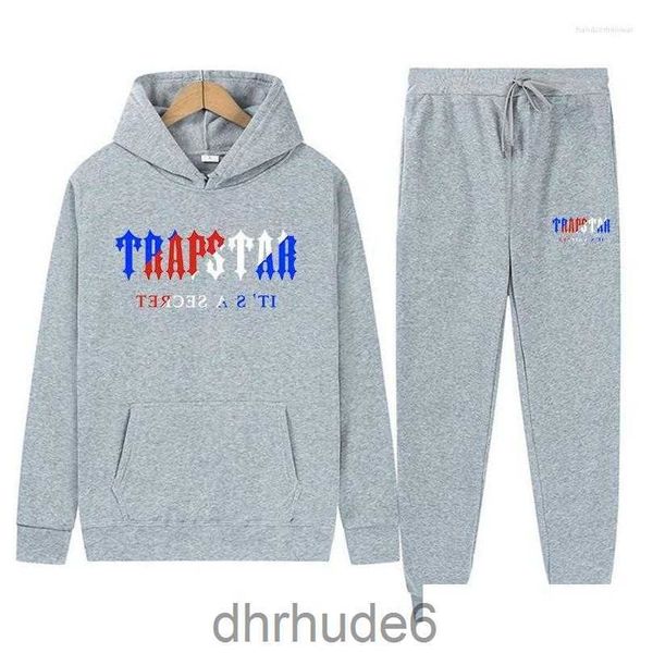 Herren Trainingsanzüge Designer Trainingsanzug Trapstar Marke Bedruckte Sportbekleidung Männer Winterkleidung Warme Zwei Stücke Set Lose Hoodie Sweatshir Dhlpi 7HNR