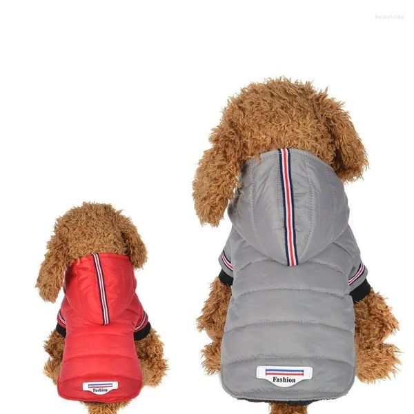 Vestuário para cães Inverno Roupas Quentes Pet Jacket Casaco Filhote de Cachorro Chihuahua Roupas Hoodies para Pequenos Cães Médios Yorkshires Outfit