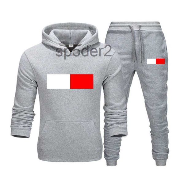 Tuta da uomo Luxury 2 pezzi Set Casual Felpe con cappuccio Felpa Pantaloni sportivi Tuta Adolescenti Sport Stampa Jogging S-3xl Abbigliamento Abbigliamento sportivo stampato Marchio 56CN