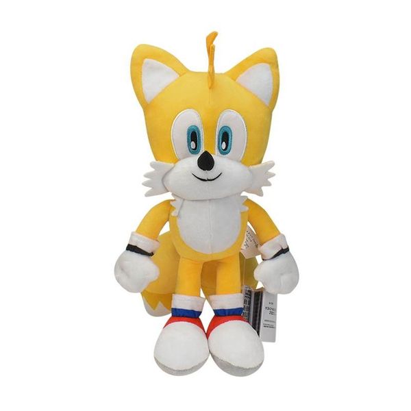 Animais de pelúcia de pelúcia dos desenhos animados Sonic P Brinquedo Amarelo Azul Werehog Pies Boneca Soft Hedgehog Peluche Presente para crianças Menina Meninos Premium Drop Del Otvkd