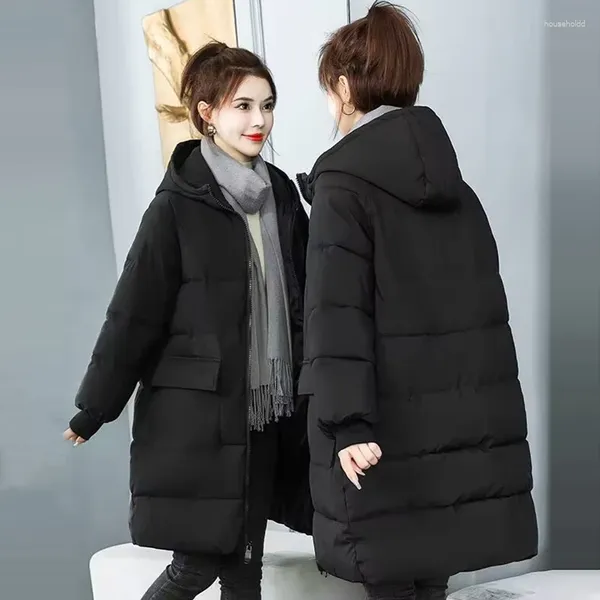 Женские плащи, зимнее пальто, женская куртка, большие размеры 8XL, 2024, теплая женская парка с капюшоном, женская пуховая хлопковая парка