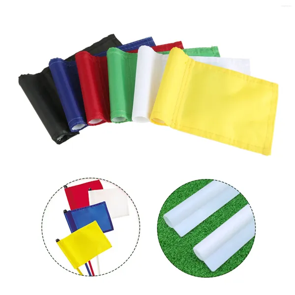 Golf-Trainingshilfen, 1 Stück, Nylon, zum Üben, Putting Green, Flaggen, Markierungen, Hinterhof, Garten, Symbol, Loch, Stange, Tasse, Flaggenstab, 18 x 12 cm