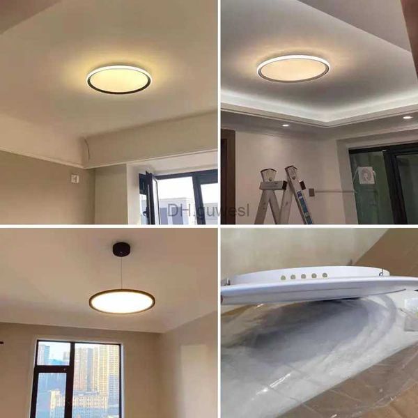 Lampade a sospensione Lampada a sospensione moderna a soffitto a LED Decorazioni nordiche Lampada a sospensione per la casa Soggiorno Sala da pranzo Cucina Illuminazione per interni Lustro YQ240201