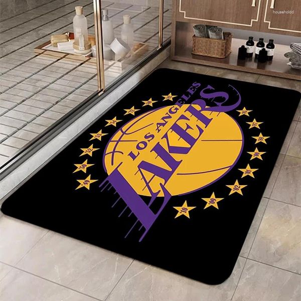 Tapetes de entrada capacho basquete lendas tapete do banheiro tapetes sala estar personalizado cozinha tapete oração casa banho pé