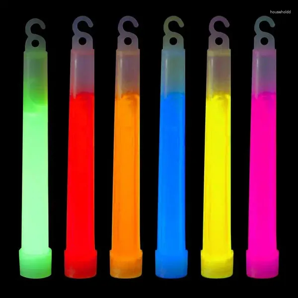 Decorazione per feste 10 pezzi bastoncini luminosi multicolori bastoncini luminosi chimici campeggio emergenza festosa club forniture natalizie fluorescenti