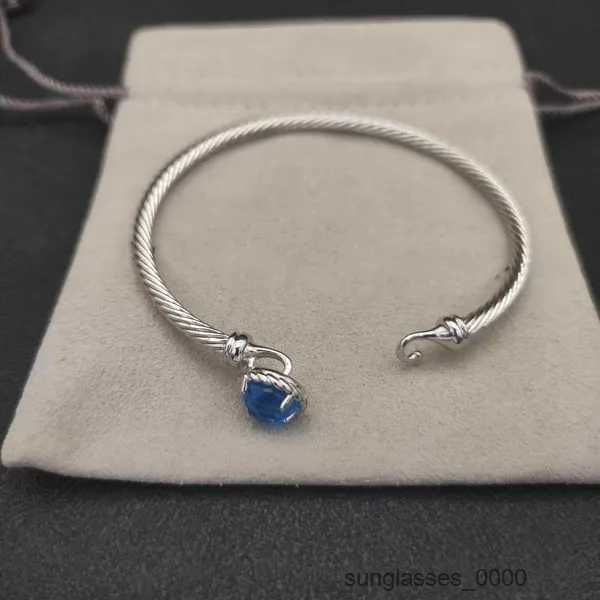 braccialetto di design bracciali con cavi gioielli di lusso per donna uomo argento oro Testa di perla a forma di X braccialetto di diamanti moda gioielli festa regalo di natale 5MM 7MM F36W
