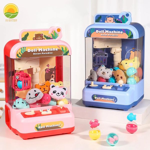 Kid Artiglio Macchina Giocattolo Ragazza 29 CENTIMETRI Mini Gashapon Peluche Bambola Disegno Animale Gru Afferrare Fiera Gioco Per I Bambini 3 Anni 240123