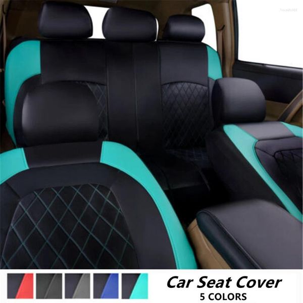 Capas de assento de carro assentos de carro para citroen c2 c3 c4 cactus c5 picasso c6 ds3 ds4 ds5 frente/traseira almofada protetora de couro do plutônio