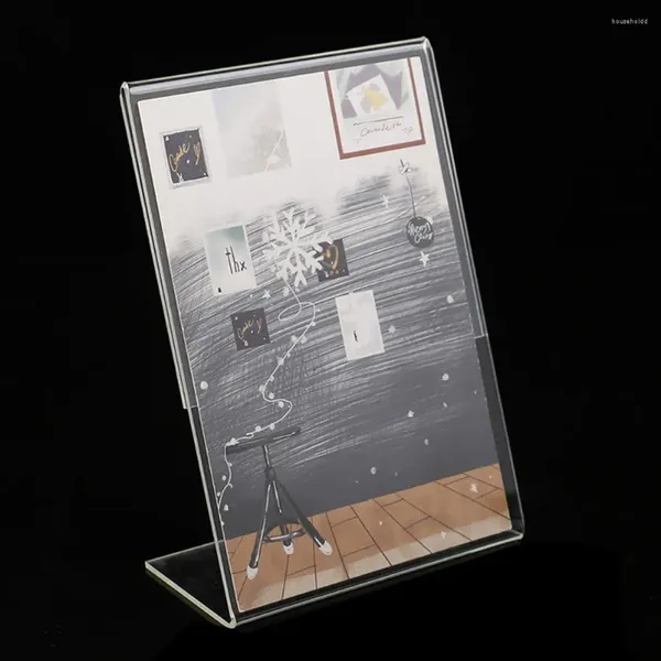 Frames A6 transparenter Acryl-Ausstellungsständer für Schreibtisch, Bilder, Visitenkarten, Tisch, Schilderhalter, 10 x 15 cm