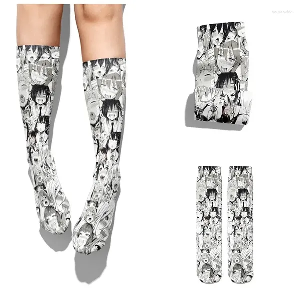 Women Socks Japanese Anime Cute Manga Cosplay Cartoons Casual Creative Soft Comfortable Novelty