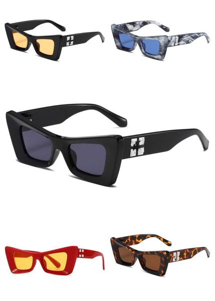 Offs Weiße Sonnenbrille Mode Luxus Sonnenbrille Pfeil x Rahmen Brillen Straße Männer Frauen Hip Hop Sonnenbrille Herren Damen Sport Reise Sonnenbrille 5kbq