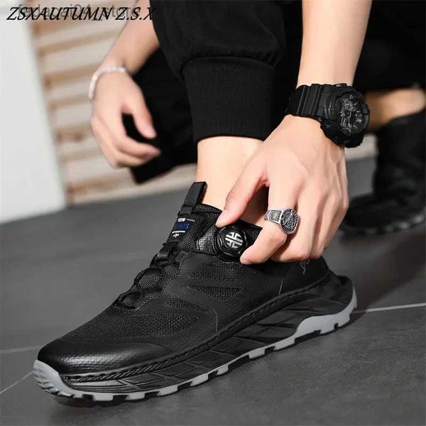 Roller Schuhe 2024 Casual Mesh Schuhe Männlich Bequeme Laufschuhe Turnschuhe Neue Sport Wanderschuhe Turnschuhe Männer Schwenk Automatische Schnalle Atmungsaktiv Q240201