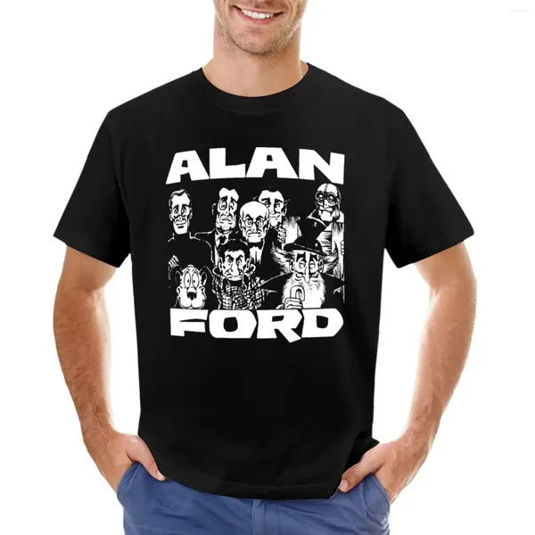 Regatas masculinas Alan Ford Camiseta Anime Plus Size Camisetas Mens Champion