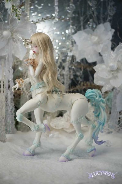 Куклы 1/4 bjd sd кукла Фэнтези девушка (голова Люси+тело лошади+крылья) и полный набор Advanced Resin Christmas Gift