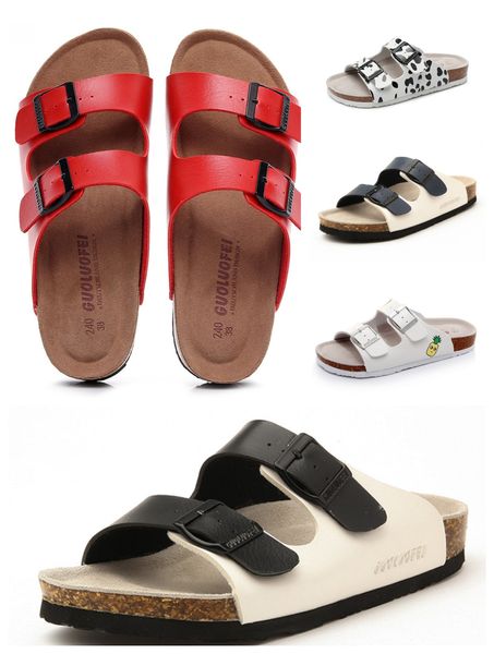 Heißer Verkauf Frauen Männer Sport Sandalen Cartoon-Muster Taste Outdoor Leder Hausschuhe Hohe Qualität Strand Casual Schuhe