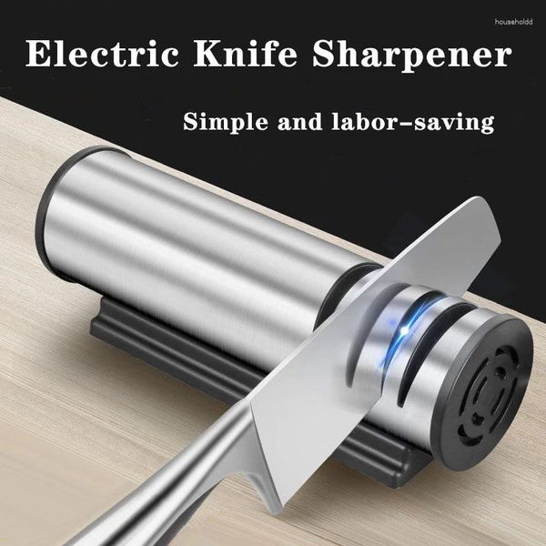 Altri accessori per coltelli Affilatrice elettrica professionale multifunzione diamantata regolabile per affilatura utensili per coltelli da cucina