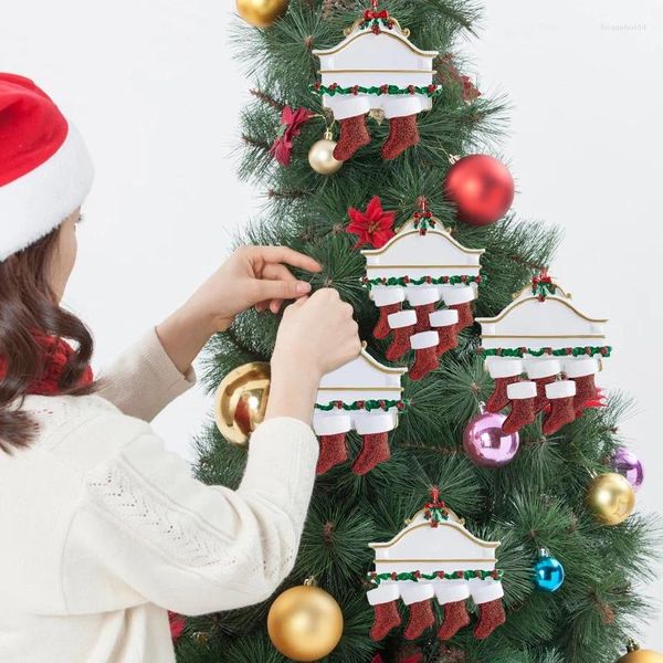 Рождественские украшения, подвеска, сделай сам, личное семейное украшение для дома, 2024 год, подвесное украшение на елку Навидад