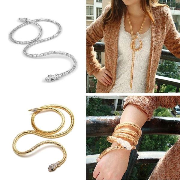 Цепочки, модное ожерелье в виде змеи, женское готическое ожерелье, эстетическое колье, ювелирные изделия в виде животных, цепочка на шею, дизайнерский браслет для девочек